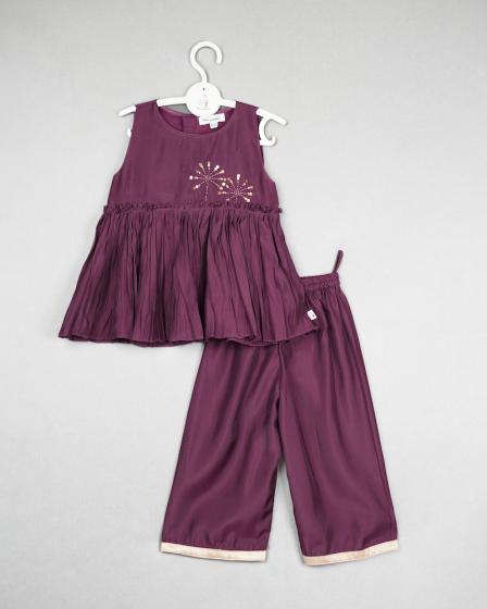 Kantha Work Top and Skirt